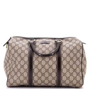 Gucci Joy Boston Bag Gg Coated Canvas #190838G84B